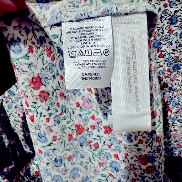 Loft Floral dress, size 2P - Picture 7 of 8